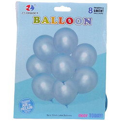 Набор латексных шаров металлик 8шт., 30см, Z.Y. Ballon