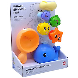 Набор для ванной "Водопад: Кит", Baochenjia Toys