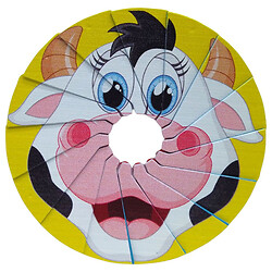 Игрушка-запускалка "Мега фрисби. Коровка", Mic