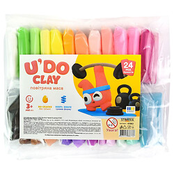 Набір для творчості "UʼDO Clay", 24 шт., брикет 6г, Strateg