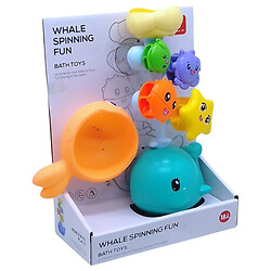 Набір для ванної кімнати "Водоспад: Кит", Baochenjia Toys