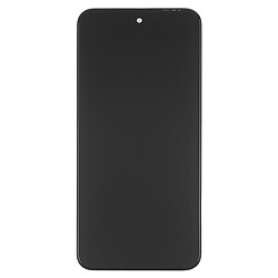 Дисплей (екран) Tecno Spark Go 1, High quality, З сенсорним склом, З рамкою, Чорний