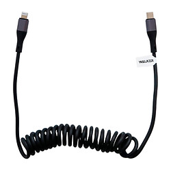 USB кабель Walker C190 Apple iPhone SE 2022 / iPhone 14 Pro Max / iPhone 14 Plus / iPhone 14 Pro / iPhone 14 / iPhone 13 Pro / iPhone 13 Mini / iPhone 13 / iPhone 13 Pro Max / iPhone 12 Mini / iPhone 12 Pro Max / iPhone 12 Pro, Lightning, 1.0 м., Черный