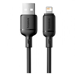 USB кабель Baseus P10377702113-00 Silky Apple iPhone SE 2022 / iPhone 14 Pro Max / iPhone 14 Plus / iPhone 14 Pro / iPhone 14 / iPhone 13 Pro / iPhone 13 Mini / iPhone 13 / iPhone 13 Pro Max / iPhone 12 Mini / iPhone 12 Pro Max, Lightning, 1.0 м., Черный