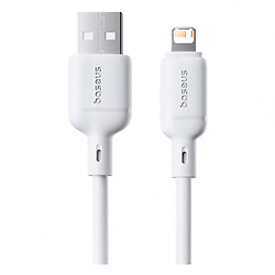 USB кабель Baseus P10377702213-00 Silky Apple iPhone SE 2022 / iPhone 14 Pro Max / iPhone 14 Plus / iPhone 14 Pro / iPhone 14 / iPhone 13 Pro / iPhone 13 Mini / iPhone 13 / iPhone 13 Pro Max / iPhone 12 Mini / iPhone 12 Pro Max, Lightning, 1.0 м., Белый