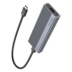 Зовнішня USB кишеня для SSD Hoco HB47A, Сірий