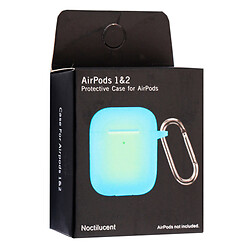 Чехол (накладка) Apple AirPods / AirPods 2, Silicone Classic Case, Noctilucent, Прозрачный