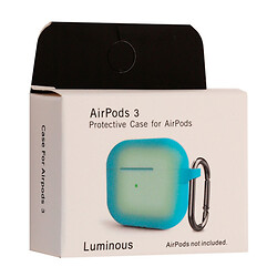 Чехол (накладка) Apple AirPods 3, Silicone Classic Case, Luminous, Прозрачный