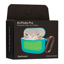 Чехол (накладка) Apple AirPods Pro, Silicone Classic Case, Noctilucent, Прозрачный
