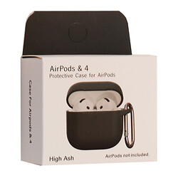 Чехол (накладка) Apple AirPods 4, Silicone Classic Case, High Ash, Серый