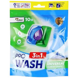 Капсулы для стирки Pro WASH 3в1 Альпийская свежесть