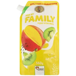 Крем-мыло For my FAMILY Киви и манго дой-пак 560 г
