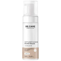 Мусс мицеллярный для глубокой очистки лица RE.CARE Soft&Deep 150 мл
