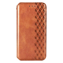 Чехол (книжка) Xiaomi Redmi 10a / Redmi 9C, GETMAN Cubic, Коричневый