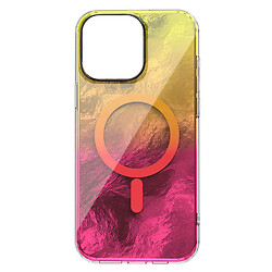 Чохол (накладка) Apple iPhone 14 Pro, Shiny Mountain, Yellow-Pink, MagSafe, Жовтий