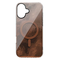 Чехол (накладка) Apple iPhone 16, Shiny Mountain, MagSafe, Chocolate, Коричневый
