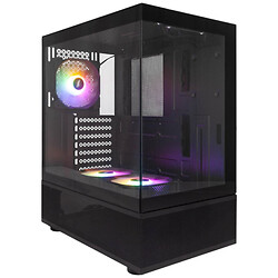 Корпус 1stPlayer Mi7-A-BK-2F7R-1F7, Чорний