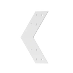 Куток перфорований L-типу 120х120x35x2