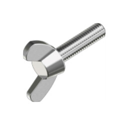 DIN316A Винт М8х20 барашковый, цинк белый