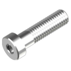 DIN7984 Винт М3х10 низкая циллиндрическая головка, 8.8 цинк белый, INB
