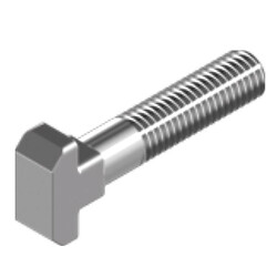 AN603 Болт Т-гол. M8x25 паз8 (a=3) 8.8, цинк білий