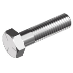 Болт 5/8"-11x6" (153 мм) UNC Gr5(8.8) цинк білий (~din 931)ASME B 18.2.1 HHCB/HCS