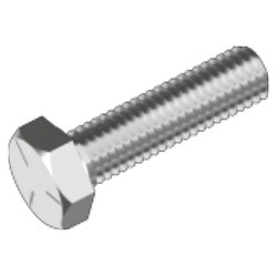 Болт 5/16"-18x1/2" (13 мм) UNC Gr5(8.8) цинк белый, (~din 933)ASME B 18.2.1 HHCB/HCS