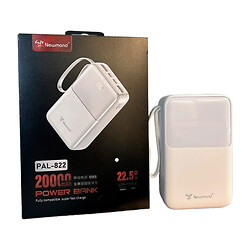 Портативная батарея (Power Bank) Newmond PAL-822, 20000 mAh, Белый