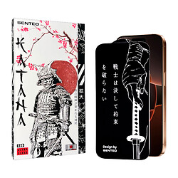 Защитное стекло Apple iPhone 15 / iPhone 15 Pro, SENTEO Katana Epoxy Resin, Черный