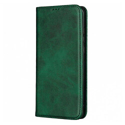 Чехол (книжка) Xiaomi Redmi Note 14 Pro 4G, Leather Case Fold, Dark Green, Зеленый