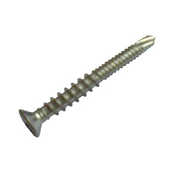 TEX-WSM Винт 4,3/М3,5х35, цинк белый, потай PH для ПВХ