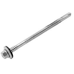 TEX-HSL/10 Винт 5,5/6,3х350, цинк белый, t-max=10 мм, для сэндвич-панелей