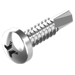 TEX-Pi Винт 4,8х22 А2 полукруглая головка PH, t-max=4,4 мм для цветных металлов