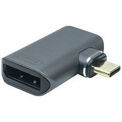 Адаптер PowerPlant, DisplayPort, Type-C, Чорний