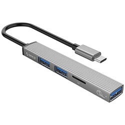 USB Hub Orico AH-12F-GY-BP, Сірий