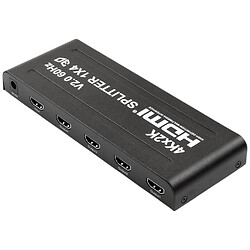Спліттер PowerPlant CA912483, HDMI, Чорний