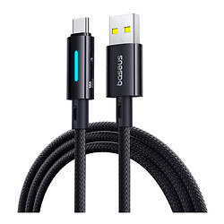 USB кабель Baseus P10379002121-01 Lit Button-Control, Type-C, 2.0 м., Чорний
