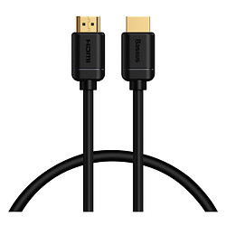 Кабель Baseus WKGQ030001 High Definition, 0.5 м., Чорний