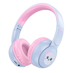 Bluetooth-гарнитура Hoco W60 Rhyme Childrens, Стерео, Голубой