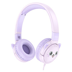 Bluetooth-гарнитура Hoco W61 Voice Childrens, Стерео, Сиреневый