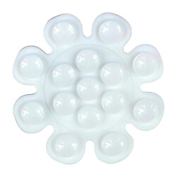 Тримач-присоска Double Side Silicone Flower, Білий