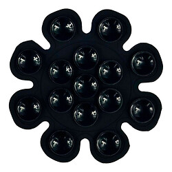 Утримувач-присоска Double Side Silicone Flower, Чорний
