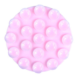 Держатель-присоска Double Side Silicone Round, Пудровый