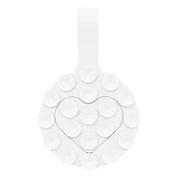 Тримач-присоска Double Side Silicone with a Strap, Білий