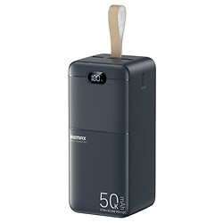Портативна батарея (Power Bank) Remax RPP-117 Piloteer, 50000 mAh, Чорний