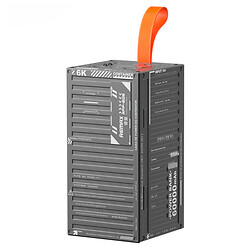 Портативная батарея (Power Bank) Remax RPP-609 Container, 60000 mAh, Серый