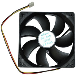 Вентилятор Atcom ATcool 12025, Чорний