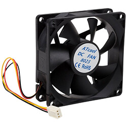 Вентилятор Atcom ATcool 8025, Чорний