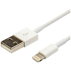 Кабель Atcom 15260 Apple iPhone SE 2022 / iPhone 14 Pro Max / iPhone 14 Plus / iPhone 14 Pro / iPhone 14 / iPhone 13 Pro / iPhone 13 Mini / iPhone 13 / iPhone 13 Pro Max / iPhone 12 Mini / iPhone 12 Pro Max / iPhone 12 Pro, Lightning, USB, 1.0 м., Білий