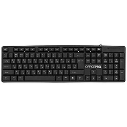 Клавиатура OfficePro SK166, Черный